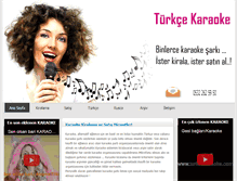 Tablet Screenshot of karaokemuzik.com